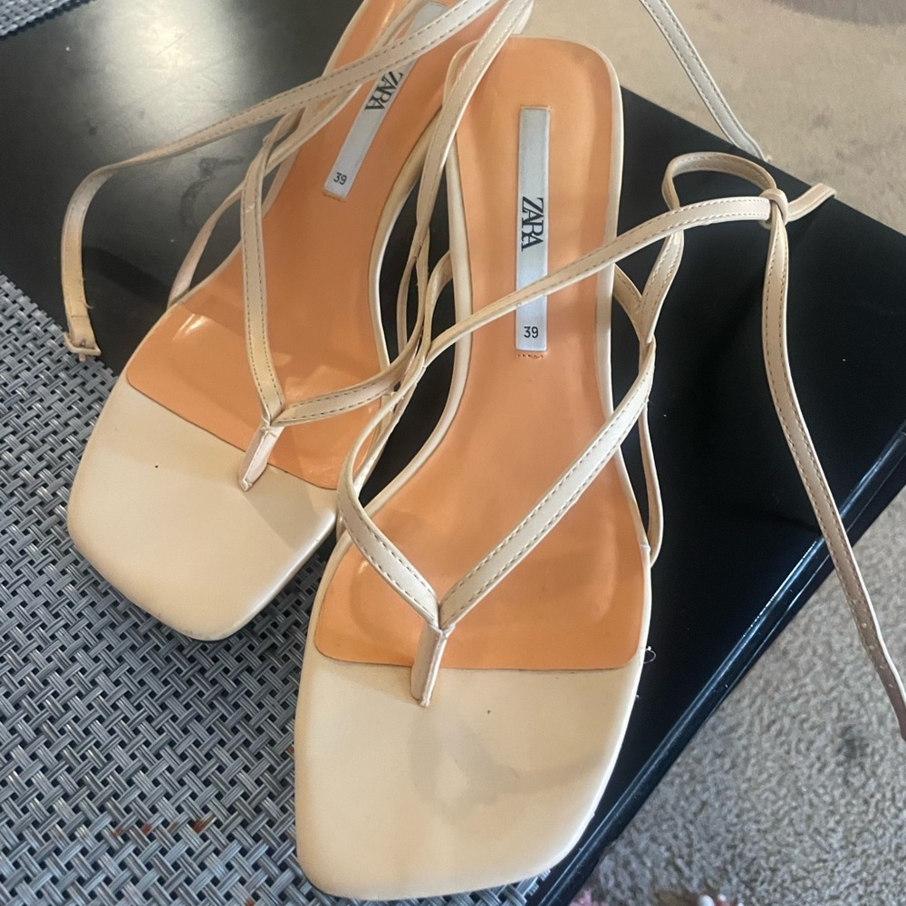 Zara peach heels - New